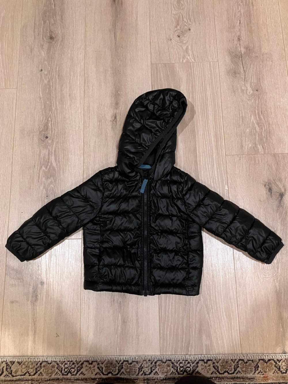18-24mo Primary Black Hooded Puffer